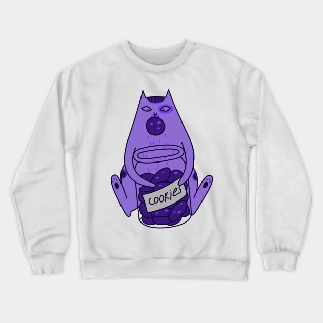 cookies cat Crewneck Sweatshirt by Rondeboy